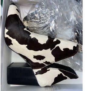 Cow print Steve Madden boots